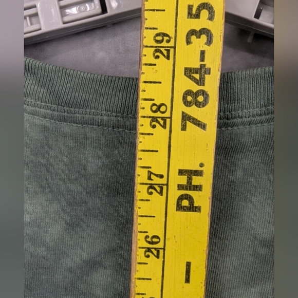 The Mountain Size Large T-shirt Green Tie Dye With 3 Buck Deer On Front - Picture 6 of 7